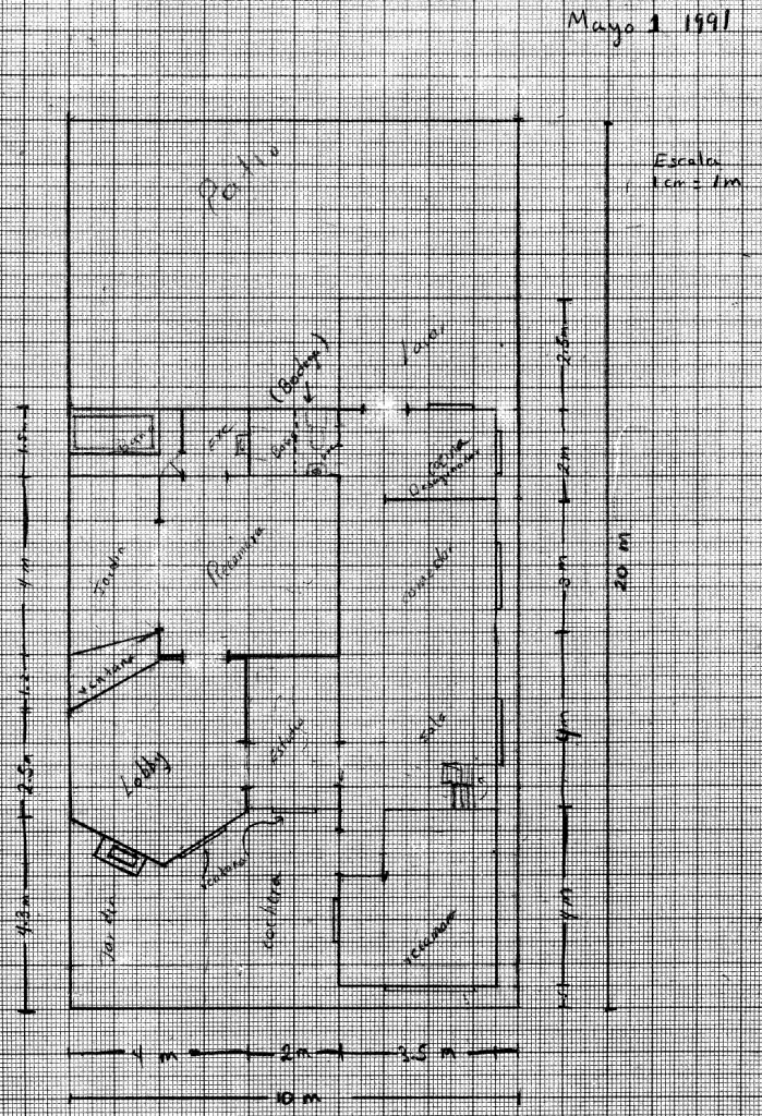 calentar Hacer Cuidado Mi primer plano arquitectónico de 1991 en LibreOffice Draw | Lo que hago me  define